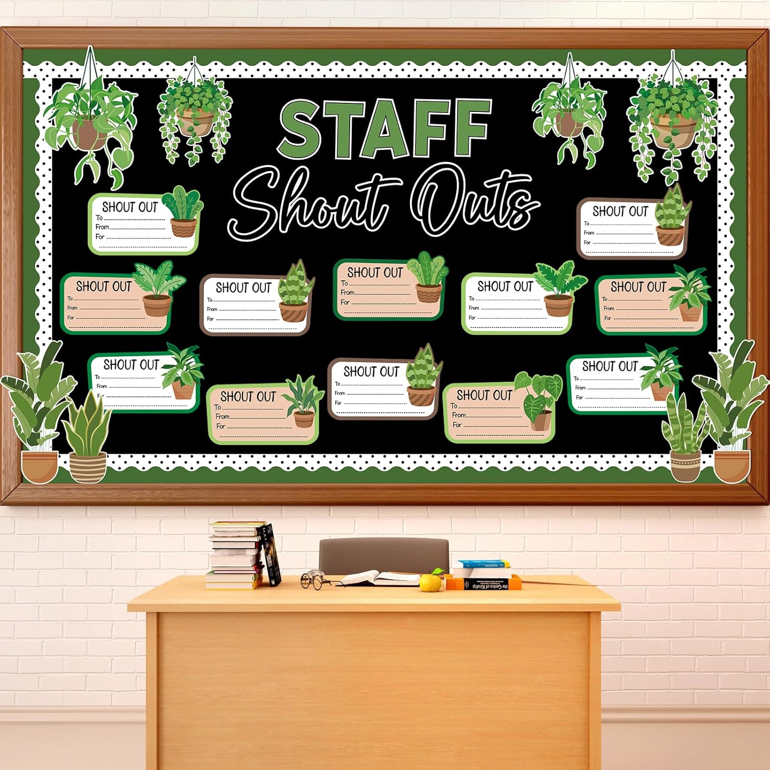 Staff Shout Out Bulletin Board Decorations Throw Staff Shout Out Like Confetti Bulletin Board Set with 20 Appreciation and Recognition DIY Craft Plant Theme