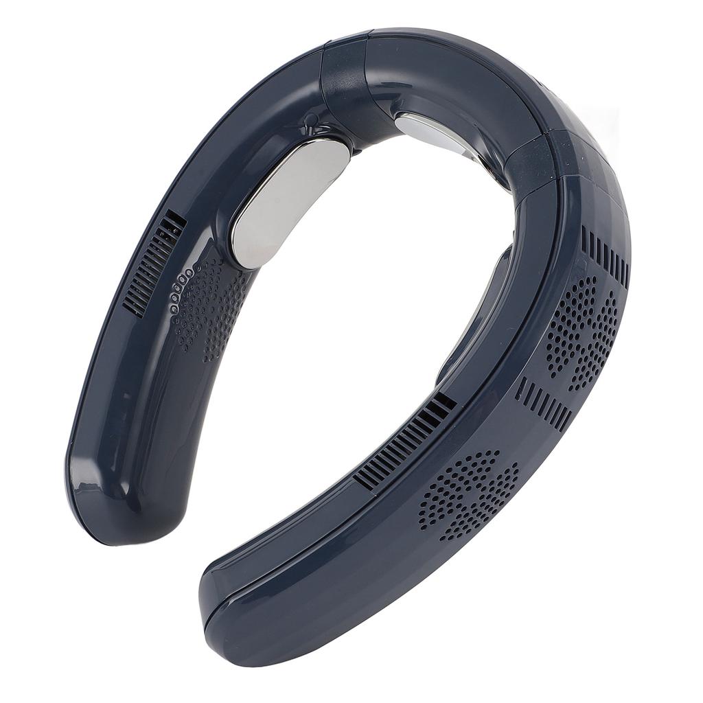 Portable Air Conditioner Neck Fan, Semiconductor Cooling Bladeless Fan 6000mAhCooling Heating Rechargeable Quiet Digital Display