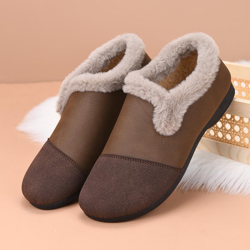 () Mao Mao shoes women's retro fleece Doudou shoes fleece thickened thermal cotton shoes casual