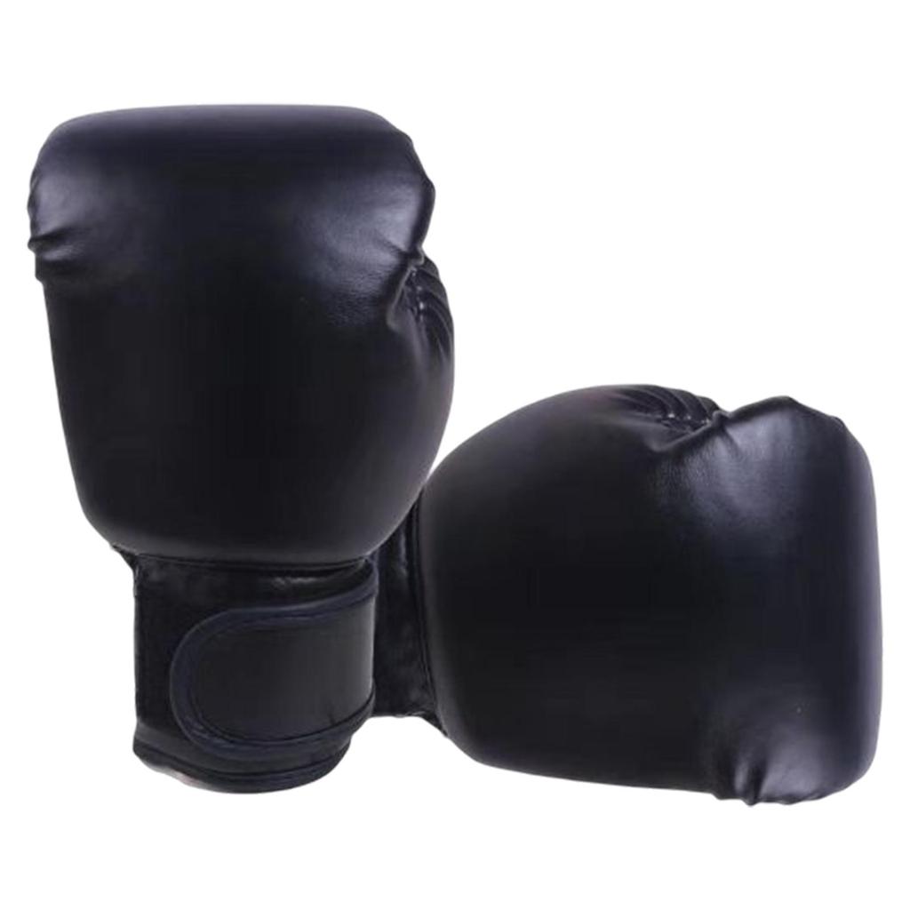 2 Pairs Adult Kickboxing Gloves Boxing Training Gloves Punching Bag Gloves Black and Blue