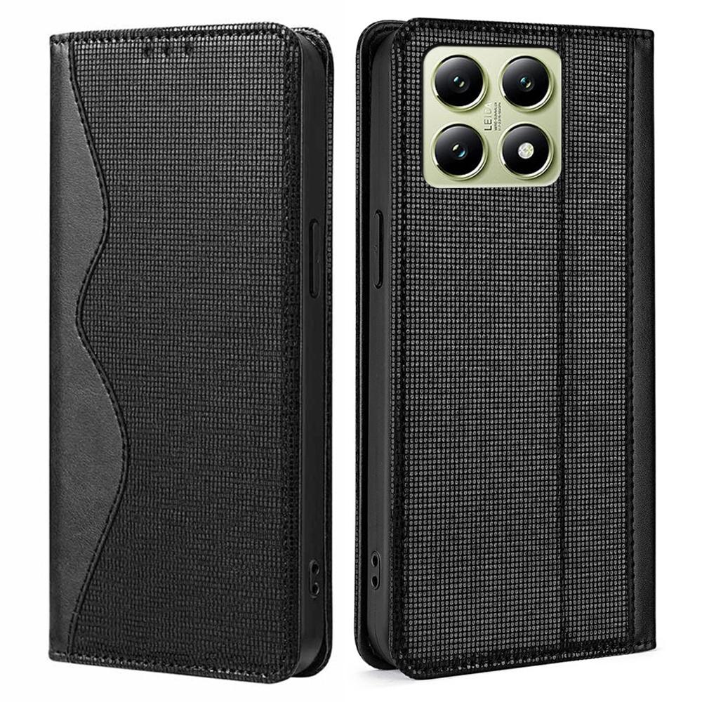 For Xiaomi 14T Leather Case Wallet Stand Phone Cover with RFID Blocking