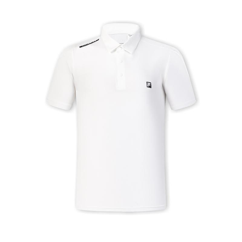 

New FILA Fitness Polo Shirt Men s Jade White A11M431135FWT 2XL(185/104A)