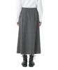 Human Woman Pleated Skirt S (Herringbone Tweed) / Women's / 077-5220100 021_Charcoal