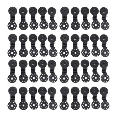 40 Pcs Shade Cloth Clips Secure Locking Sunshade Net Fixing Plastic Clip for Garden Greenhouse
