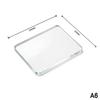 Clear Acrylic Coasters with Groove Design 6 Pack Non-Spill Cup Mats for Home Coffee Table Bar Counter Decor