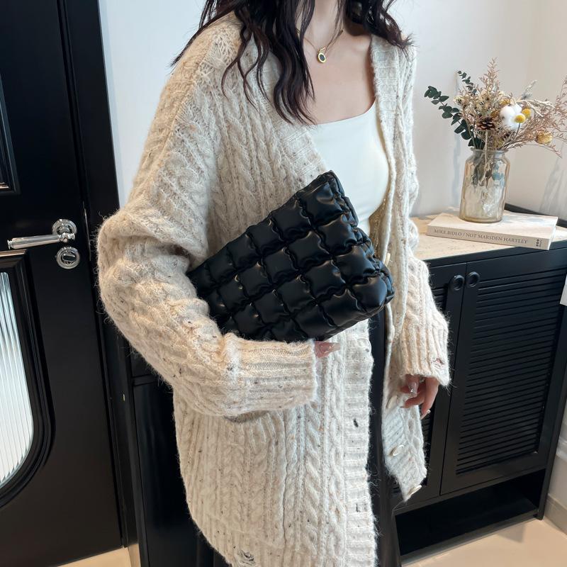 Koreanische Version von lässiger Kosmetiktasche mit großem Fassungsvermögen, Nischendesign, ausländischer Stil, 2025 neue Mode, einfache Damen-Clutch ohne