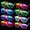 10/20/30PCS 3 Modes LED Glasses Glow In The Dark Party Neon Luminous Glasses  Birthday Wedding LED Party Supplies