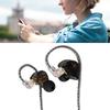 Monitoring   Wired Earphones Composite Magnetic Coil Corded Earphones for Game Music Running Sports