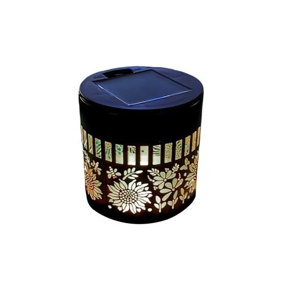 Solar Wall Light, 7 Color Changing Fence Light, Outdoor Projection Lamp, Waterproof Garden Lamp for Yard Patio Backyard Decor