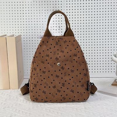Printed Large-capacity Backpack, Lightweight Backpack, Niche Student Schoolbag