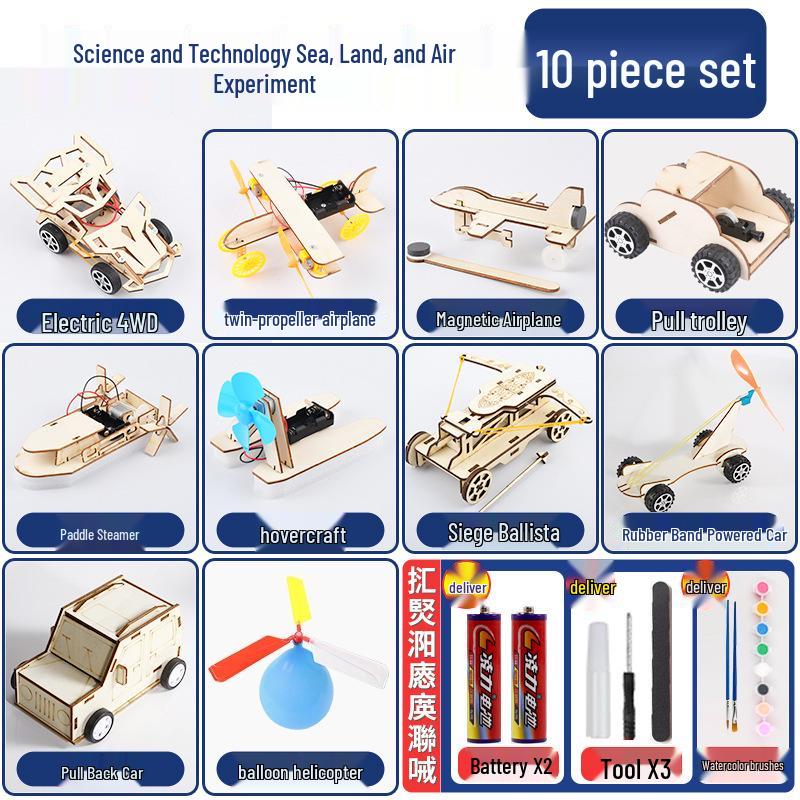 Kinder DIY Wissenschaftsexperimentierkasten: Kreative Physik-Erfindungsmaterialien für die Grundschulbildung