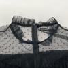 TSURU BY MARIKO OIKAWA Black DR-2230890 Lace One Piece Dress Not Written blackUsed