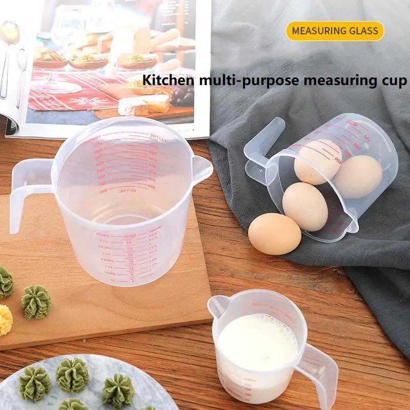 250/500/1000ML Measuring Cups Easuring Cup Plastic Jug Digital Kitchen Tools Scale Baking Tools Timer Accessories FK037