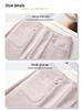 Women's High-Waist Khaki Wool Blend Flared Pants - 2024 Autumn/Winter Style