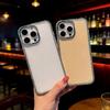 Luxury Rhinestone Edge Candy Color Anti-Drop Phone Case for iPhone 13/14/16 Pro Max 