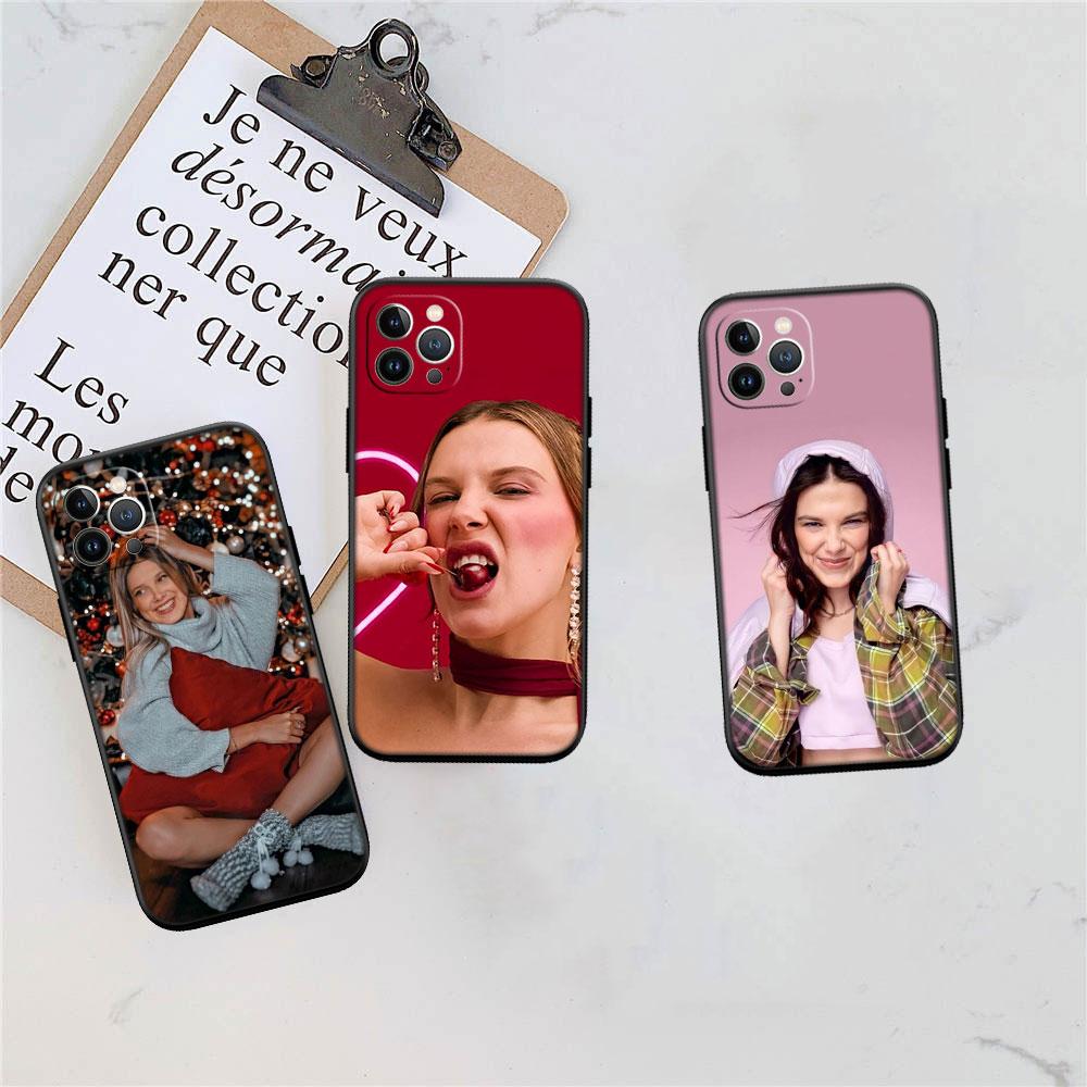 BF81 Millie Bobby Brown Soft Shell Phone Case for Redmi Note 13 14 Pro+ Plus A3 A3X 13X 13C 13R 14S 14C 14R