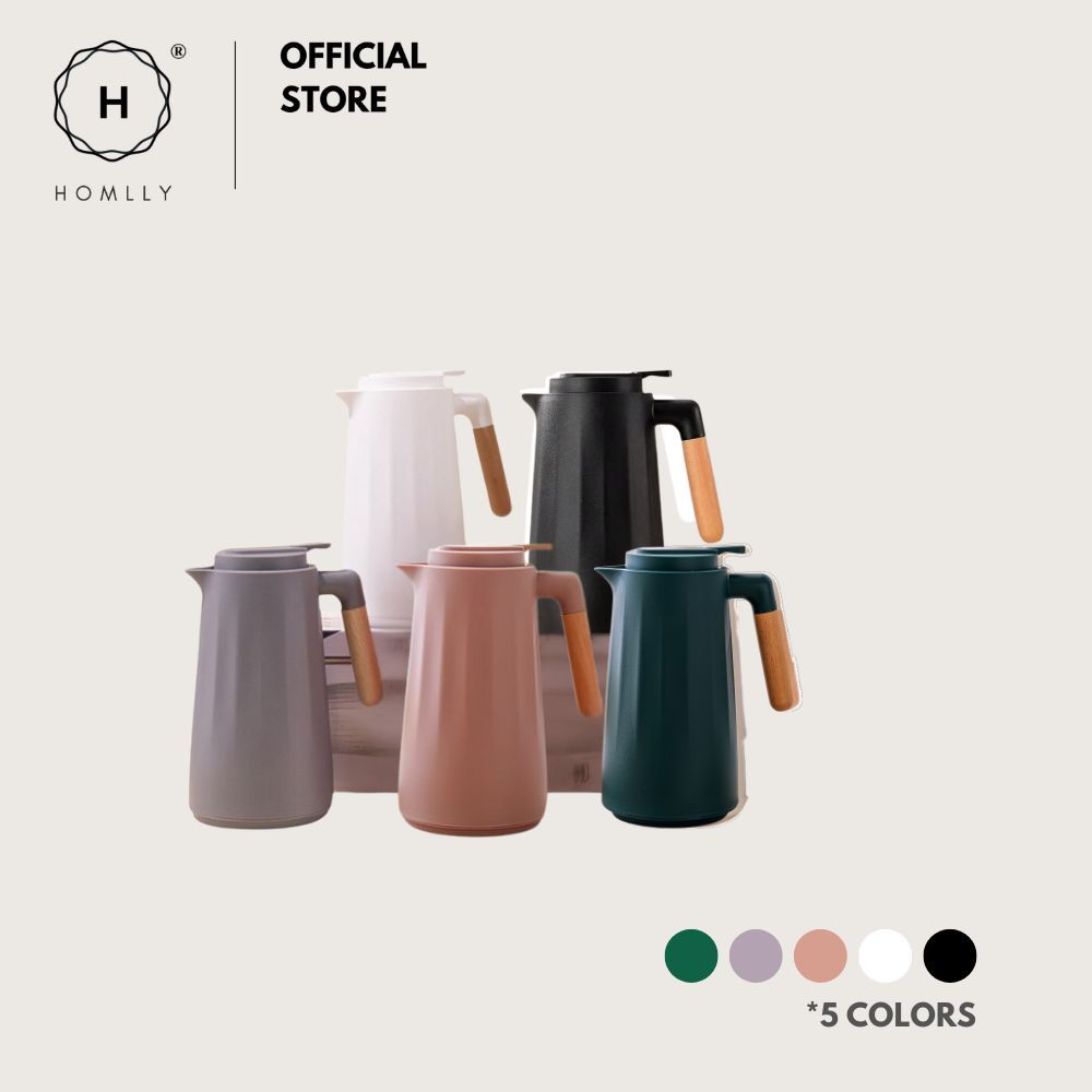 Homlly Cole Thermal Insulated Carafe Flask (1L)