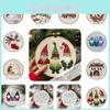 Embroidery Starter Hand Cross Kits Sewing Craft Xmas Gift Decor Household