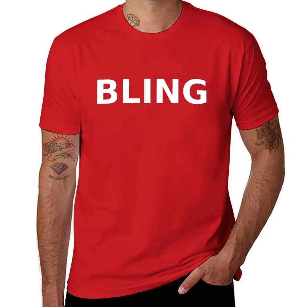 BLING - Gift Idea for Women Men Boys And Girls T-Shirt heavyweights for a boy clothing for men