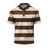 Men's Casual Quick Dry Mesh Golf Polo Shirt Breathable Lightweight Short Sleeve Button Down Collar Top for Outdoor Sports