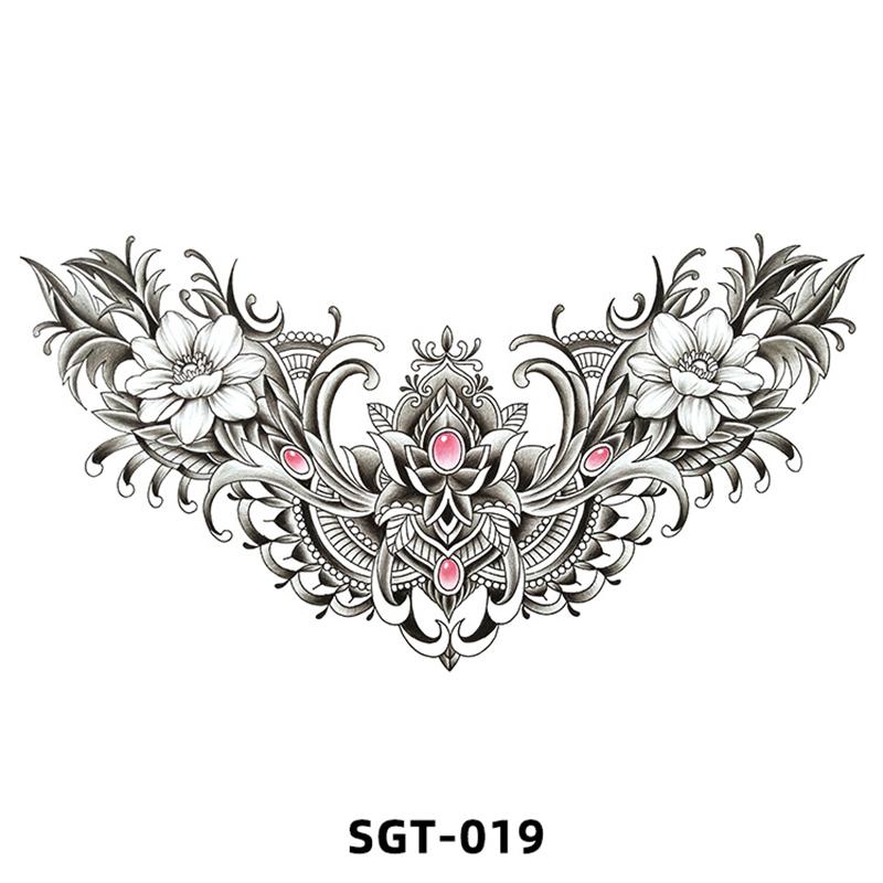 

Временные татуировки наклейки водонепроницаемые тела плечо грудь рука искусство поддельные татуировки as the picture