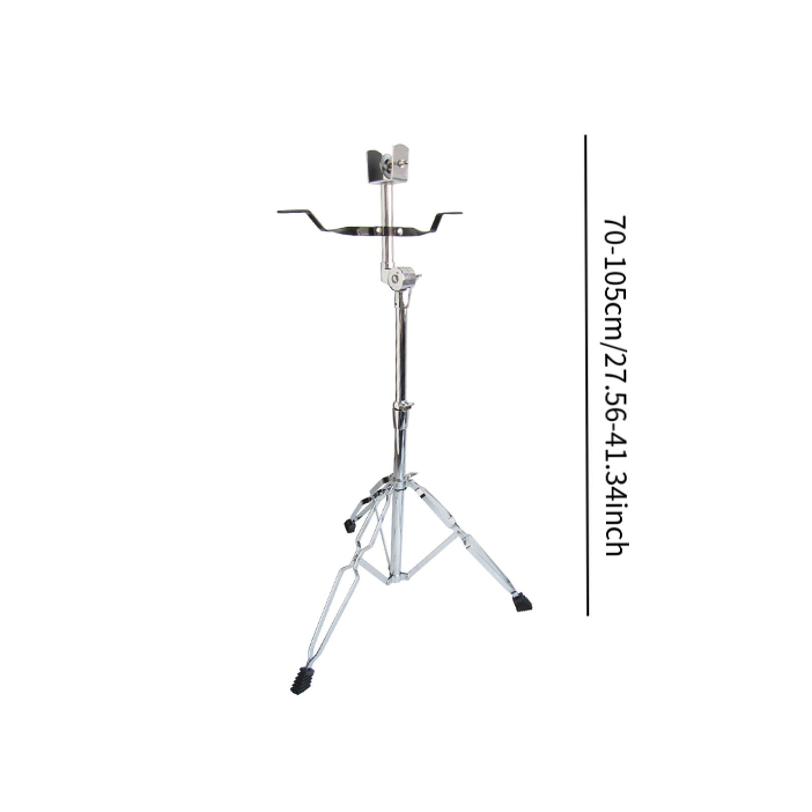 

Портативная Легкая Стойка для Перкуссии Держатель Инструмента Регулируемая по Высоте от 70 см до 105 см Подставка для Музыкальных Инструментов серебряный