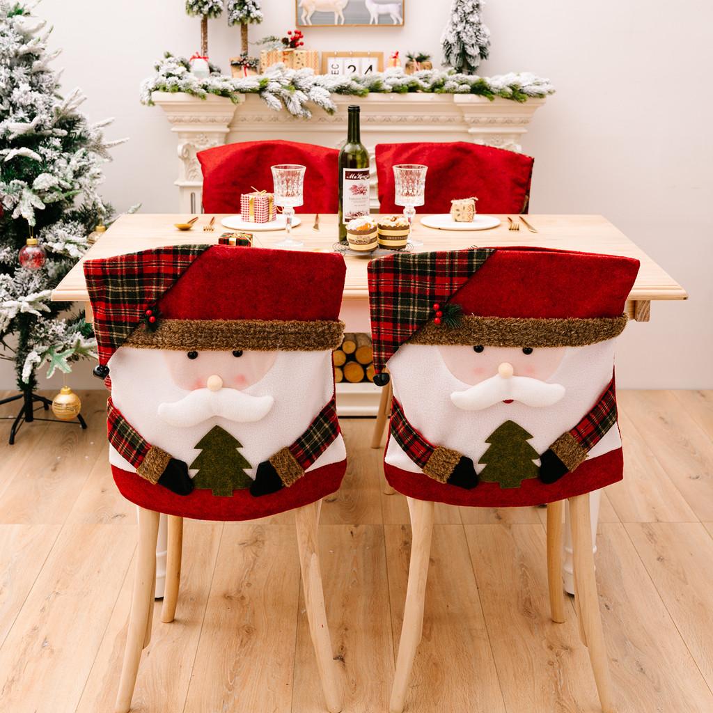 And Soft Colorful Christmas Chair Covers Adorned With Whimsical Reindeer Snowman
