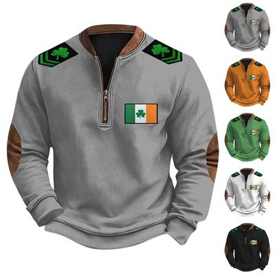 Men's Retro Casual Gradient Printed Sweatshirt