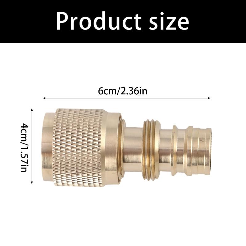 Brass Quick Connect Adapter High Pressure Washer Hose Connector Easy Assembly for Wash Machine Accessories