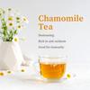 Tea Culture Of The World, Soothing Chamomile Herbal Tea | Relaxing & Destressing | Whole Flower Blend | Sweet Aroma & Delicious Taste| 16 Co
