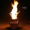 OEING Outdoor Portable Folding Wood Gasification Camping Stove