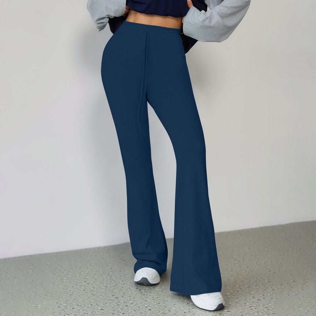 Women's Outdoor Leisure Yoga Exercise Slim Fit High Waist Drawstring Pants