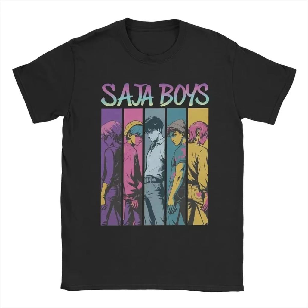 25 Top Neue Sommer Anime KPop Dämonenjäger Blauer Tiger T-Shirts Reine Kleidung Neuheit Kurzarm Rundhals T-Shirts Geschenkidee