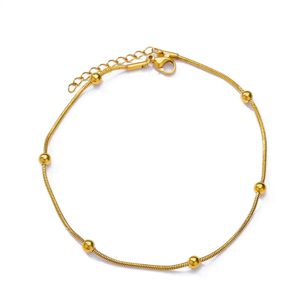 

3D Heart Ankle Bracelets For Women girl Summer Beach Party Waterproof Stainless Steel Fashion Chain Anklet Jewelry Sexy AllMatch