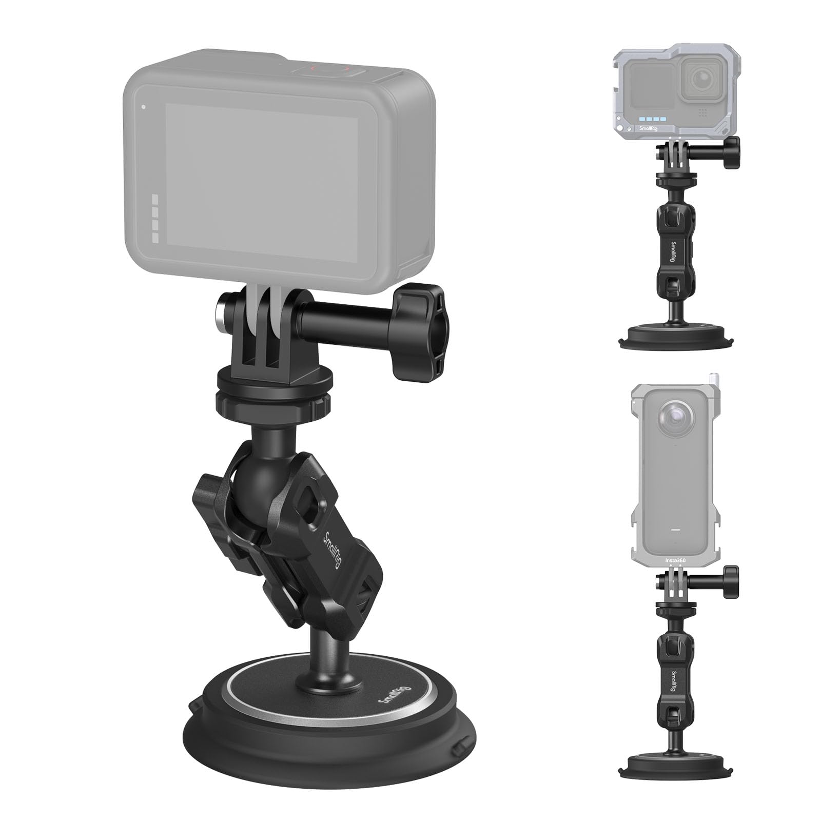 

SmallRig Suction Cup Camera Mount for Action Cameras, Magic Hand Suction Cup Support Kit 4466