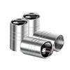 T27Car Badge Wheel Tires Valve Caps Tyre Valve Stem Covers For Volkswagen GTI Polo Golf Passat Scirocco Tiguan Jetta T-ROC Touareg