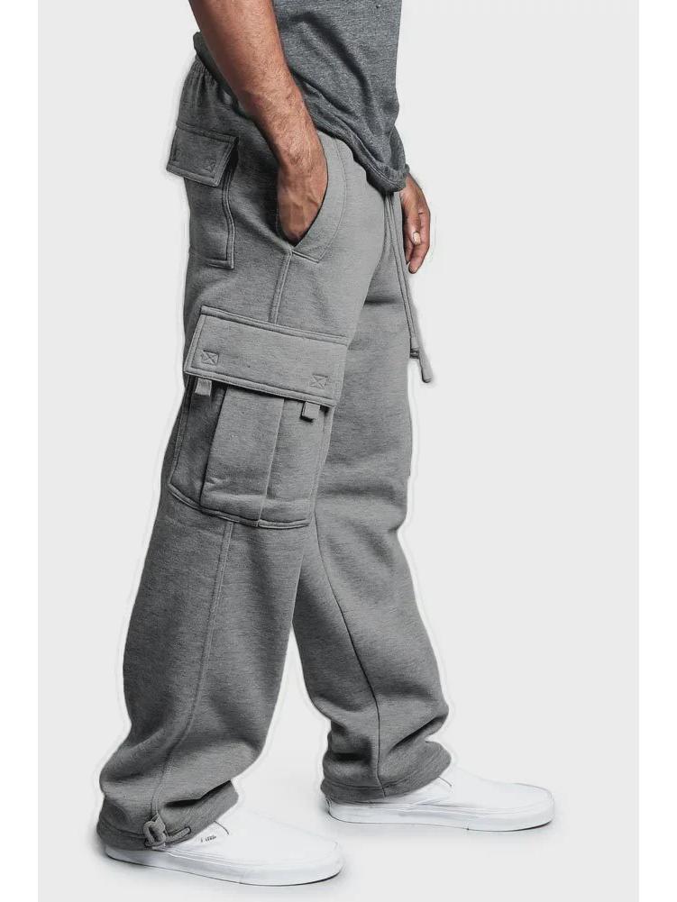 Men's 2023 Loose Straight Casual Pants with Multiple Pockets