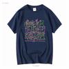 Grove Street Graffiti T-shirt in Cotone Pesante vintage Lavata Traspirante Elasticizzata Casual grafica Leggermente Morbida moda streetwear