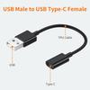 USB C Female To USB Male Adapter (3-Pack),Type C To USB A Charger Cable Adapter,Compatible with iPhone 16 15 Pro 13 12 Plus Max,iPad,Samsung Galaxy