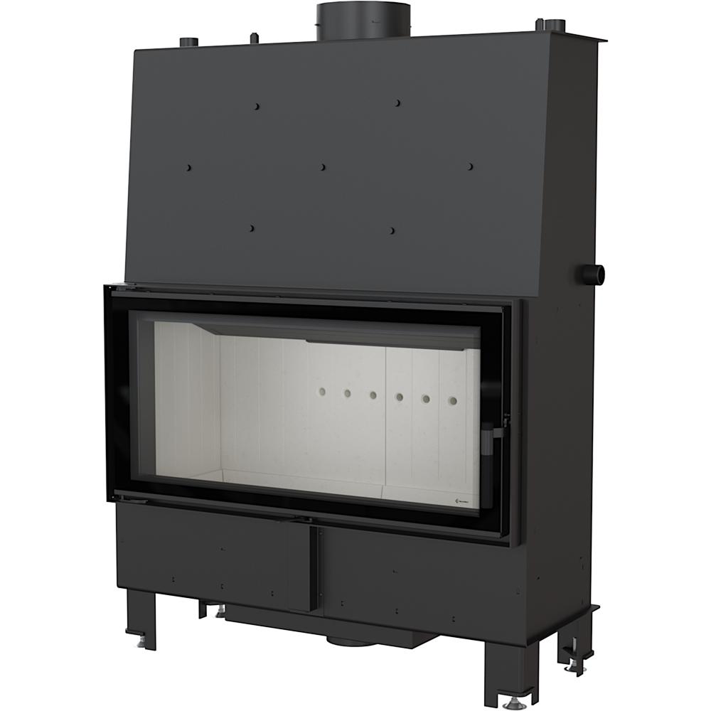 Water Jacket Fireplace KRATKI LUCY 20 kW FI200 + Pipes & Installation Kit