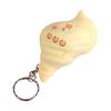Mini Conch Shell Horn Keychain with Voice Recorder Cartoon Toy Pendant for Bags Backpacks Novelty Phone Charm Grab Machine Prize Fun Gift for Kids