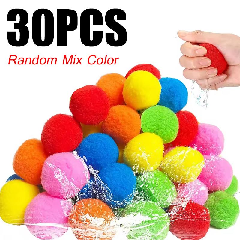 10/30/42/50/60PCS Water Balls Funny Outdoor Games Props Suitable for Swimming Pool Beach Party Interactive Summer Water Toys ZYF