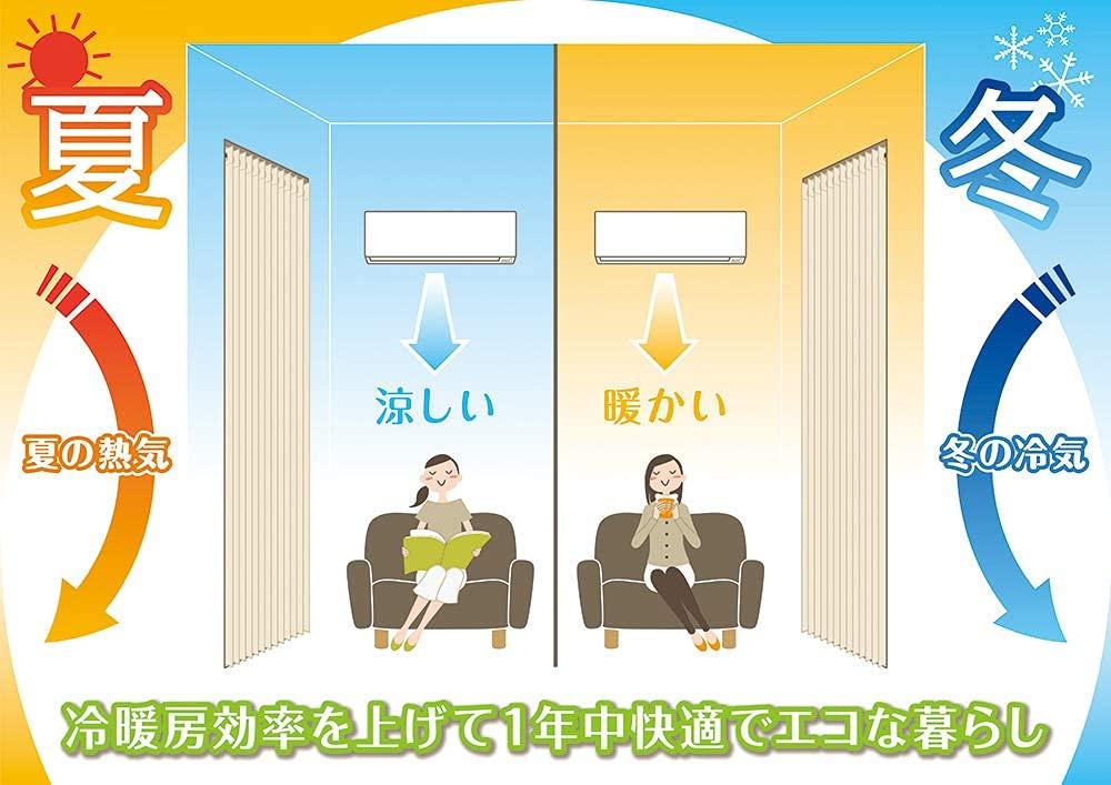 Accordion Flap Room Divider 150cm 200cm 10229 Curtain, Curtain, Curtain, Wide, Long, Arabesque, Brown,