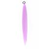 Synthetic Fiber Wig with Purple Ponytail Braid and Elastic Hair Tie