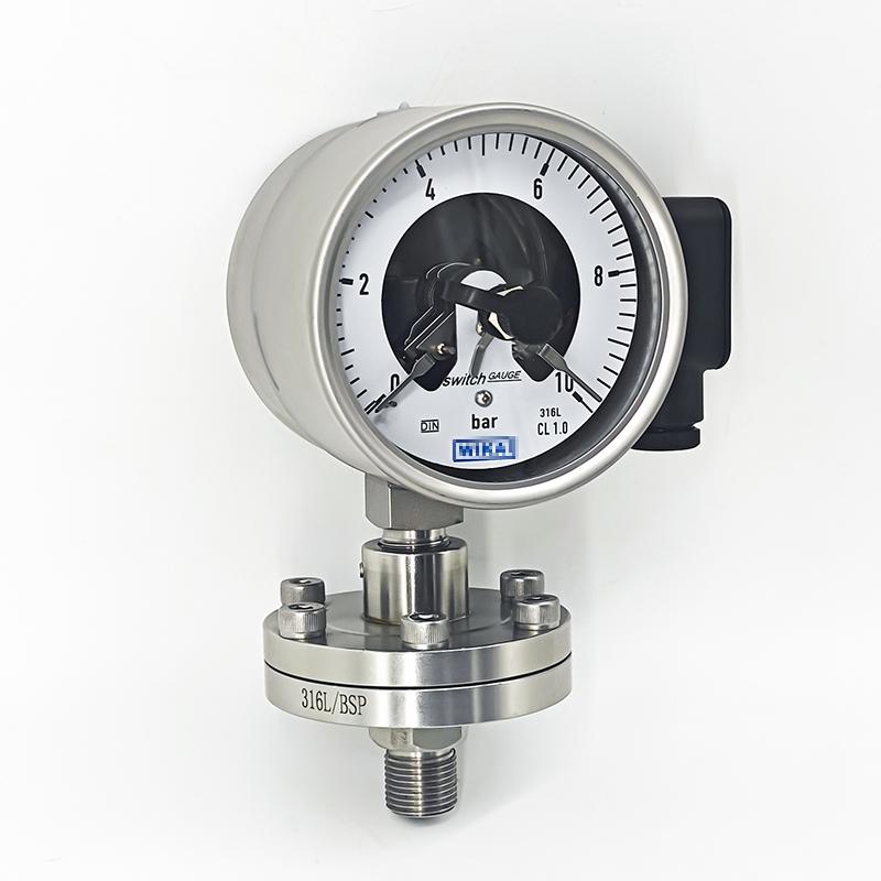 Electrical Contact Pressure Gauge 0-1.6 MPa Vacuum Pressure Controller Switch