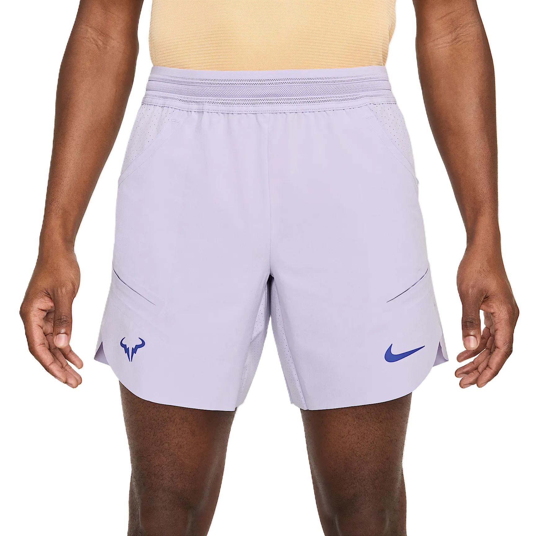 

New Nike RAFADri FIT ADV FW/AW24 Tennis Bottom Men s Light Purple Deep Night Blue DV2881-515 L