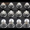 12x Wedding Bridal Hair Pins Crystal Stone Twists Coil Flower Swirl Spiral Hairpins Hairs Trinket