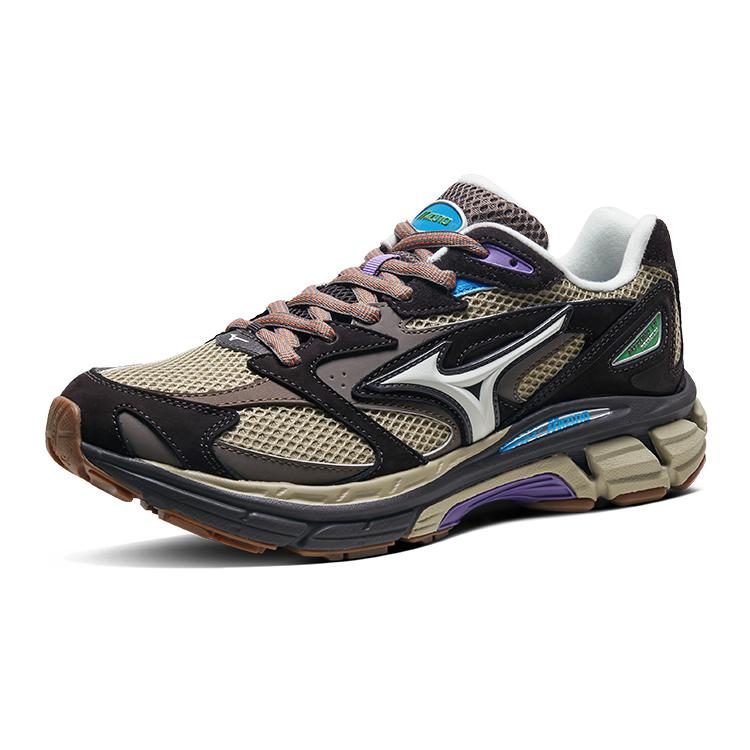 Mizuno LG Premium Retro Trend Non-Slip Wear-Resistant Low-Top Running Shoes Unisex sneaker Brown D1GH241103