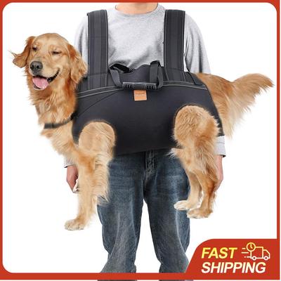 Backpack Carrier for Large Dog Full Body Dog Sling with Handle Dog Lift Harnesses for Elderly Disabled Dogs