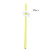 20Pcs Degradable Heart Paper Straws Pink/yellow Disposable Drinking Straw  Bar